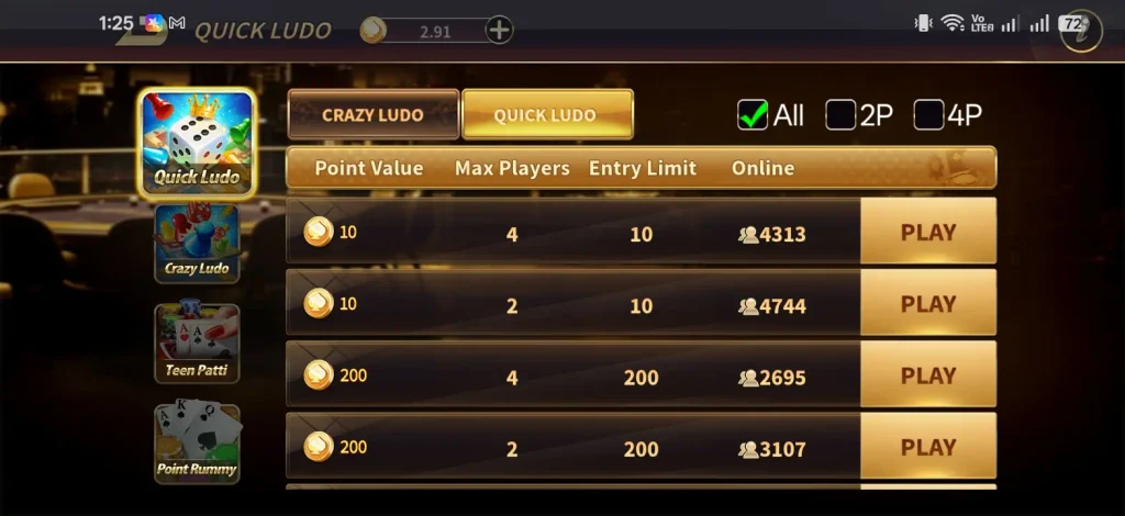 RoyalX777 Quick Ludo