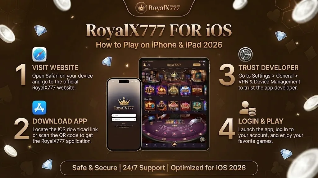RoyalX777 for iOS and Ipad